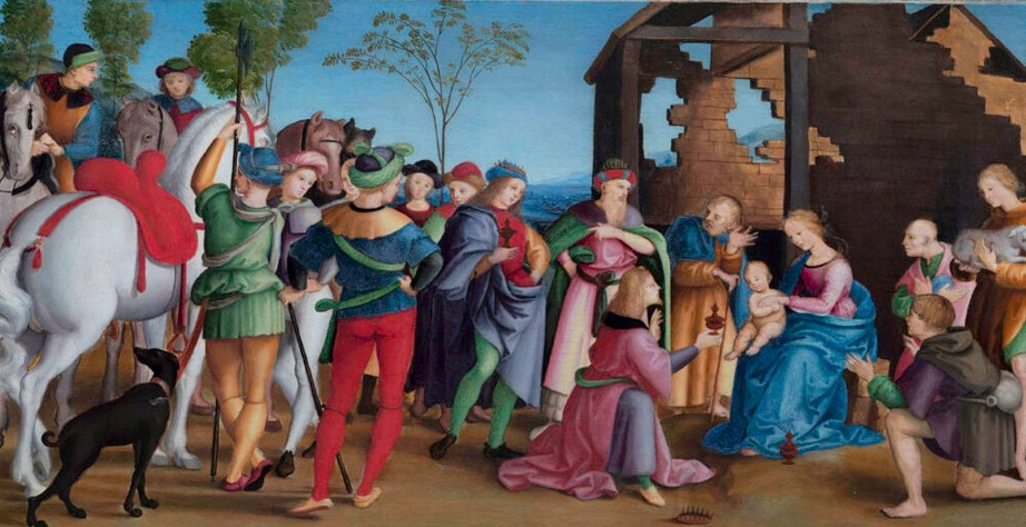 Raffaello. Annunciazione, adorazione dei magi, presentazione al tempio. La predella della Pala di Oddi